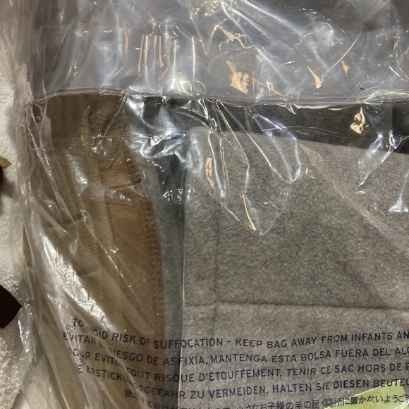 Lands' End Soft Gray Fleece leather Booties brand new, and sealed package Sz 12 - Picture 10 of 10